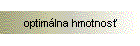 optimlna hmotnos